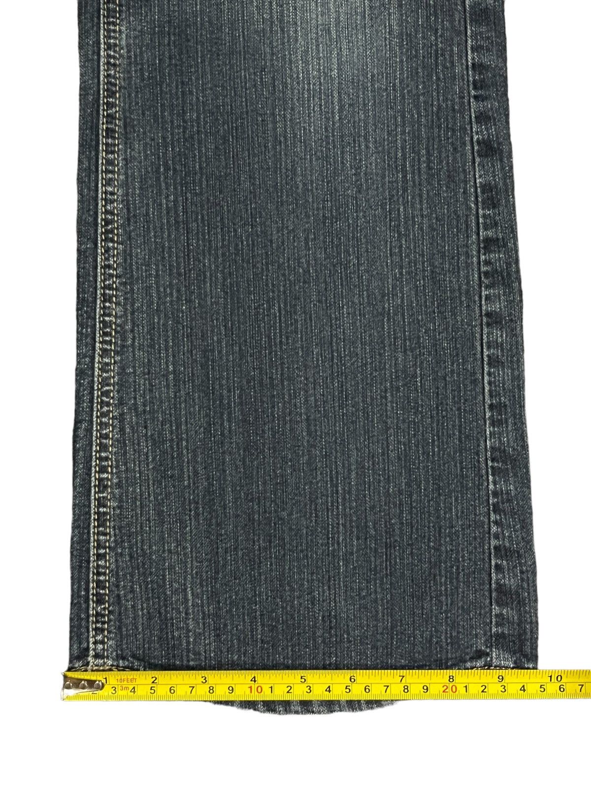 Japanese Brand Vintage Y2K Japanese Brand Blue Washed Flare Jeans Size US 33 - 13 Thumbnail