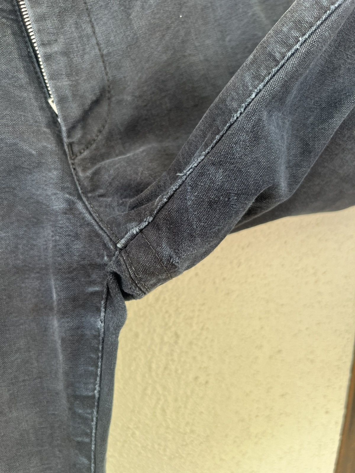 Comme des Garcons Homme Vintage 2005 CDGH AD2005 Distress Faded Waxed Chinos Pant Size US 30 / EU 46 - 15 Thumbnail
