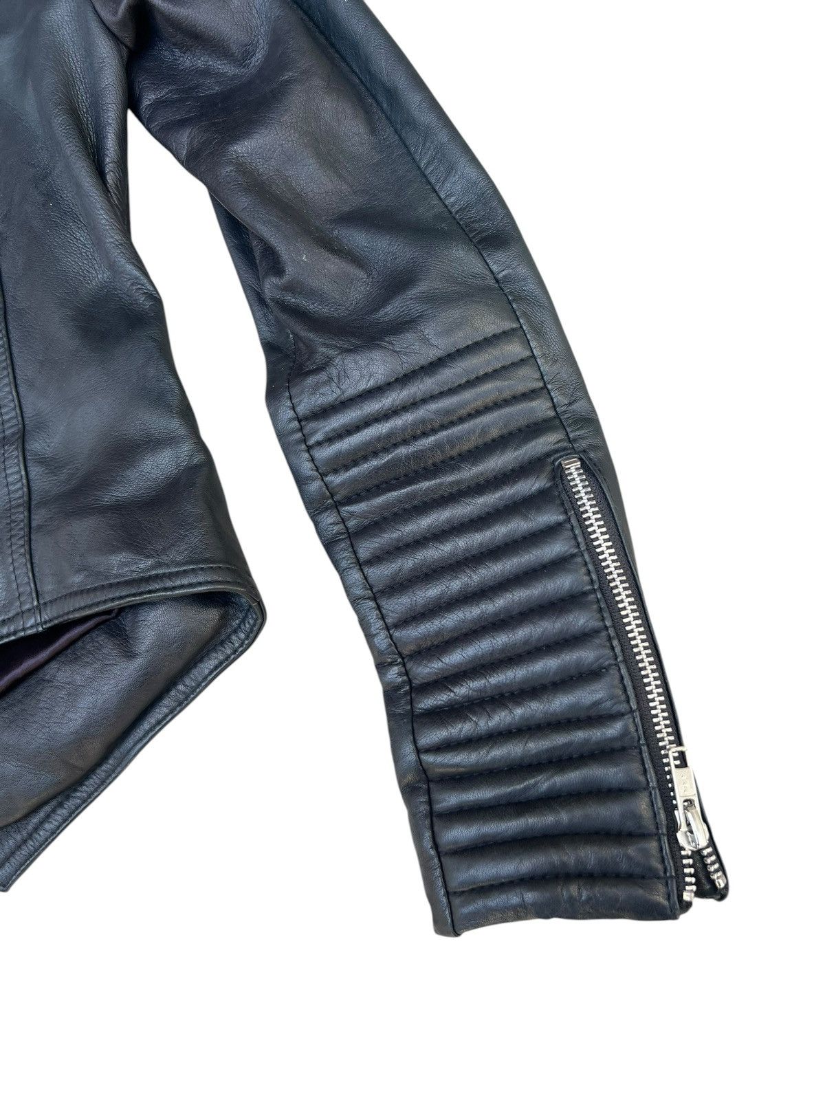 Leather Unknown Brand High Quality Napa Leather Padded Crop Jacket Size US XS / EU 42 / 0 - 22 Thumbnail