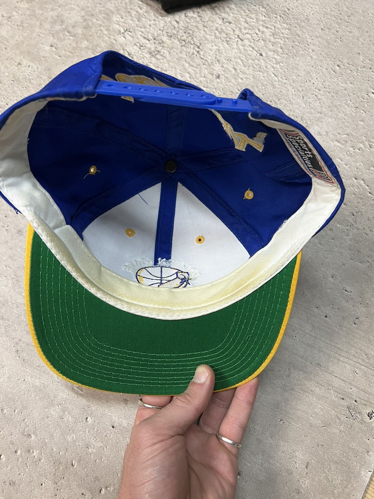 NBA SALE💣💣 Vintage Sports Specialties Golden State Warriors cap Size ONE SIZE - 6 Thumbnail