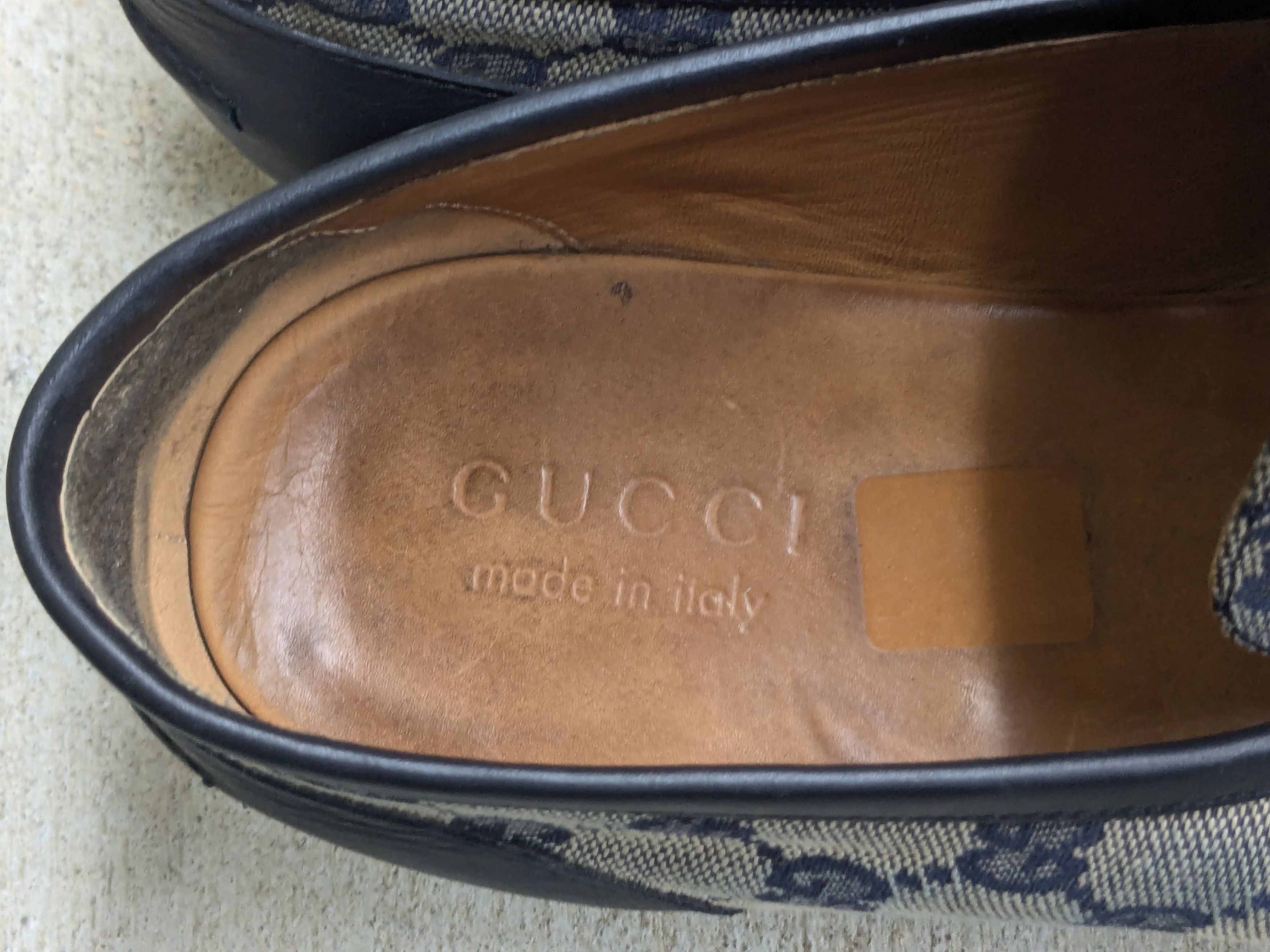 Gucci Gucci Horsebit Loafers Monogram Logo Canvas 8.5 Buckle Size US 8.5 / EU 41-42 - 7 Thumbnail