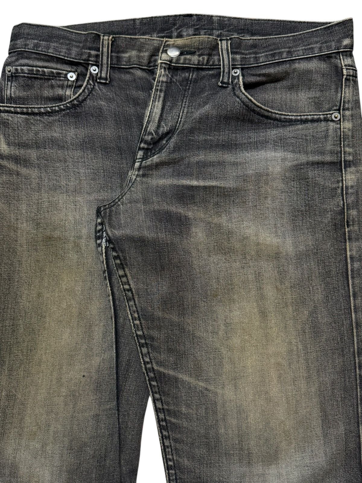 Hysteric Glamour Vintage Y2K Japanese Brand Mud Wash Faded Distress Straight Size US 33 - 3 Thumbnail