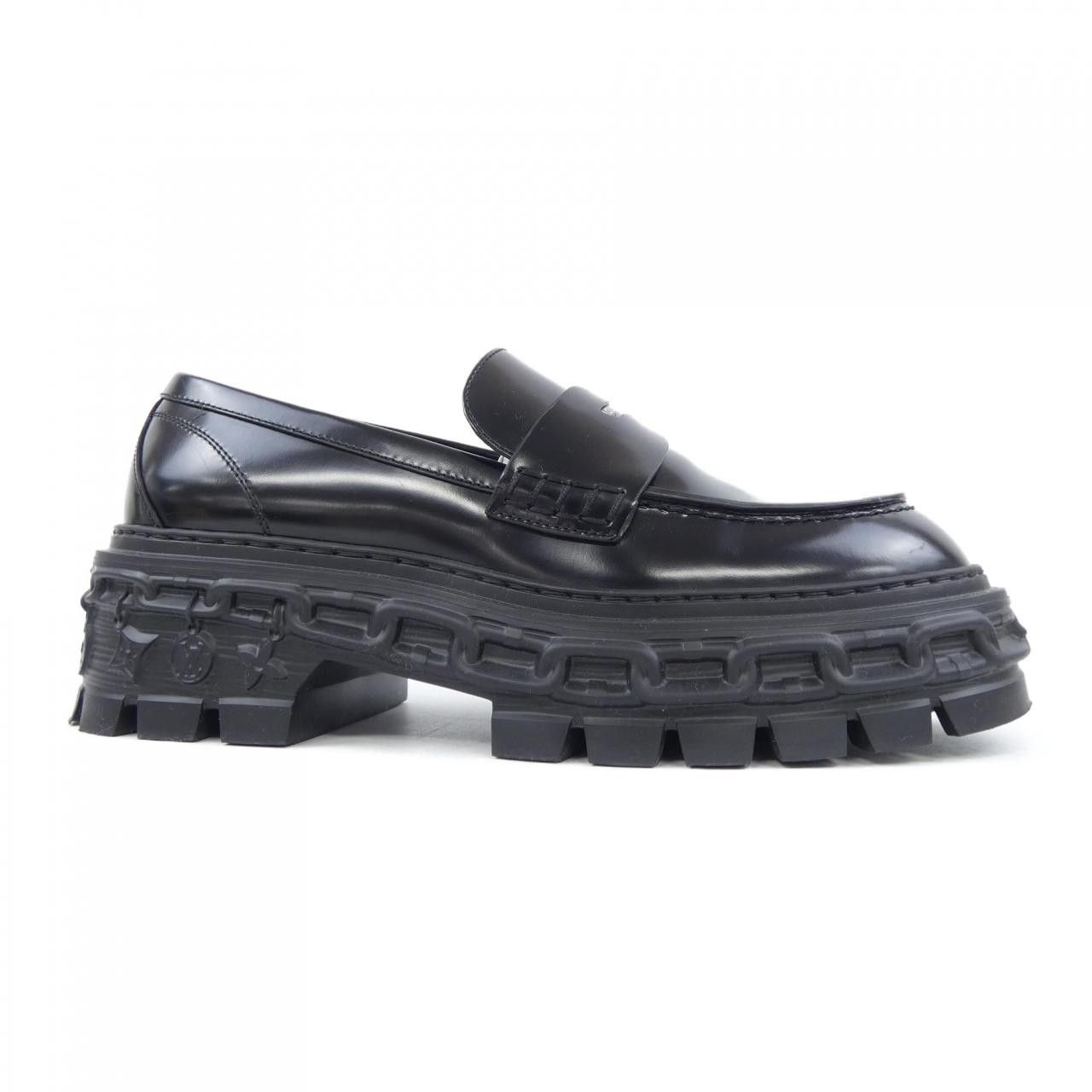 Louis Vuitton Louis Vuitton Louis Vuitton LV Record Line Glazed Calf Loafers Leather Shoes DUTY FREE for USA Size ONE SIZE - 1 Thumbnail