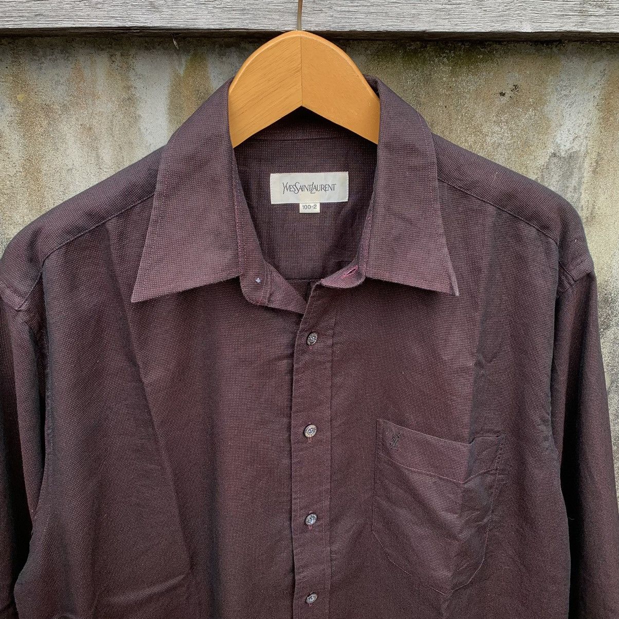 Yves Saint Laurent YVESSAINTLAURENT YSL BUTTON UP SHIRT Size US XL / EU 56 / 4 - 11 Thumbnail