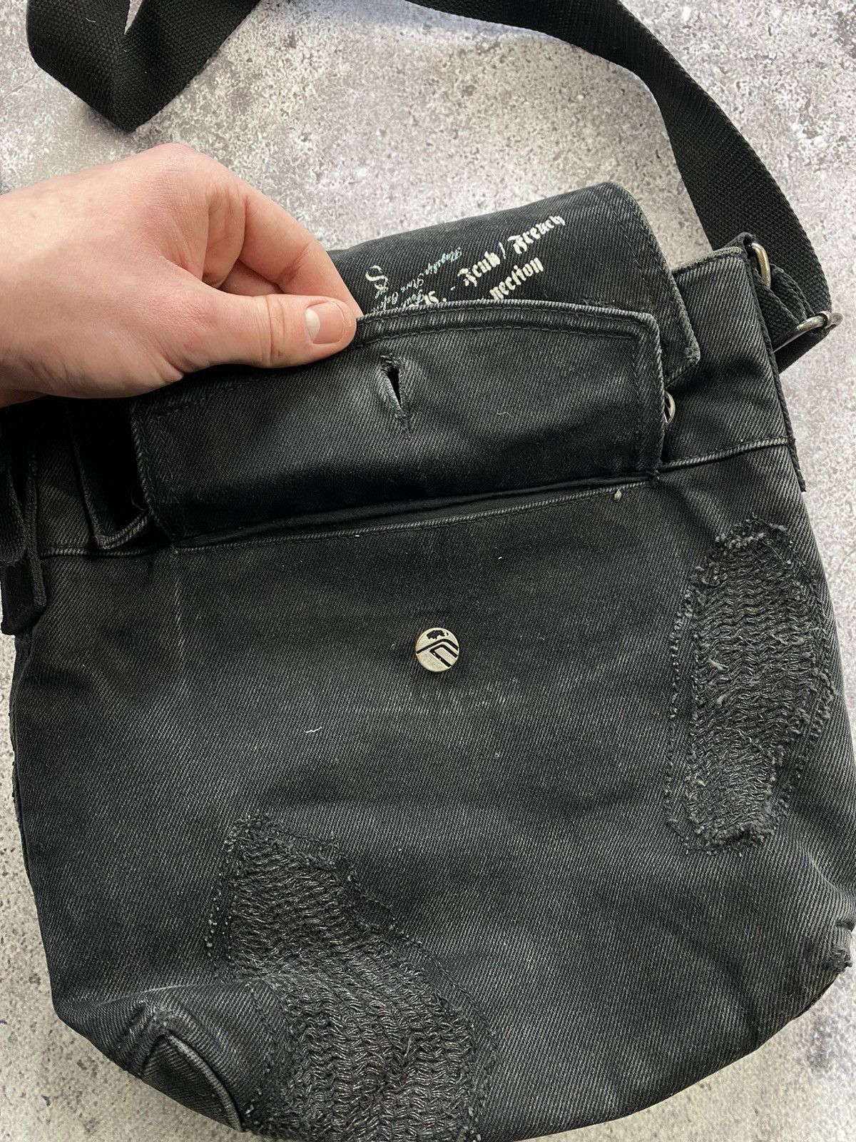 Japanese Brand × Junya Watanabe × Yohji Yamamoto Avant garde Junya watanabe Yohji Yamamoto Y2K distressed bag Size ONE SIZE - 7 Thumbnail