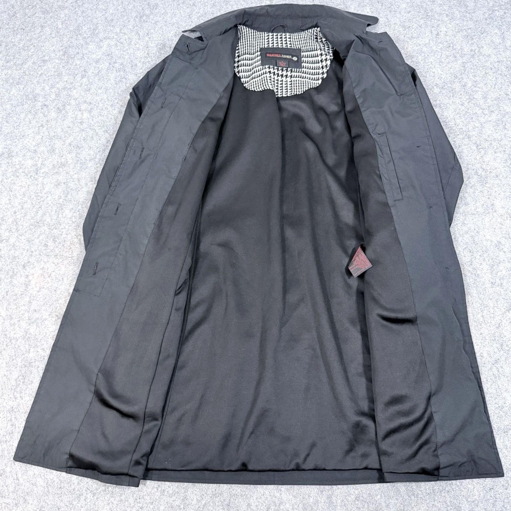 Vintage Weather Tamer Coat Black Women's Size Small Button Front Collar Coat Fit Vintage No Size S / US 4 / IT 40 - 4 Thumbnail