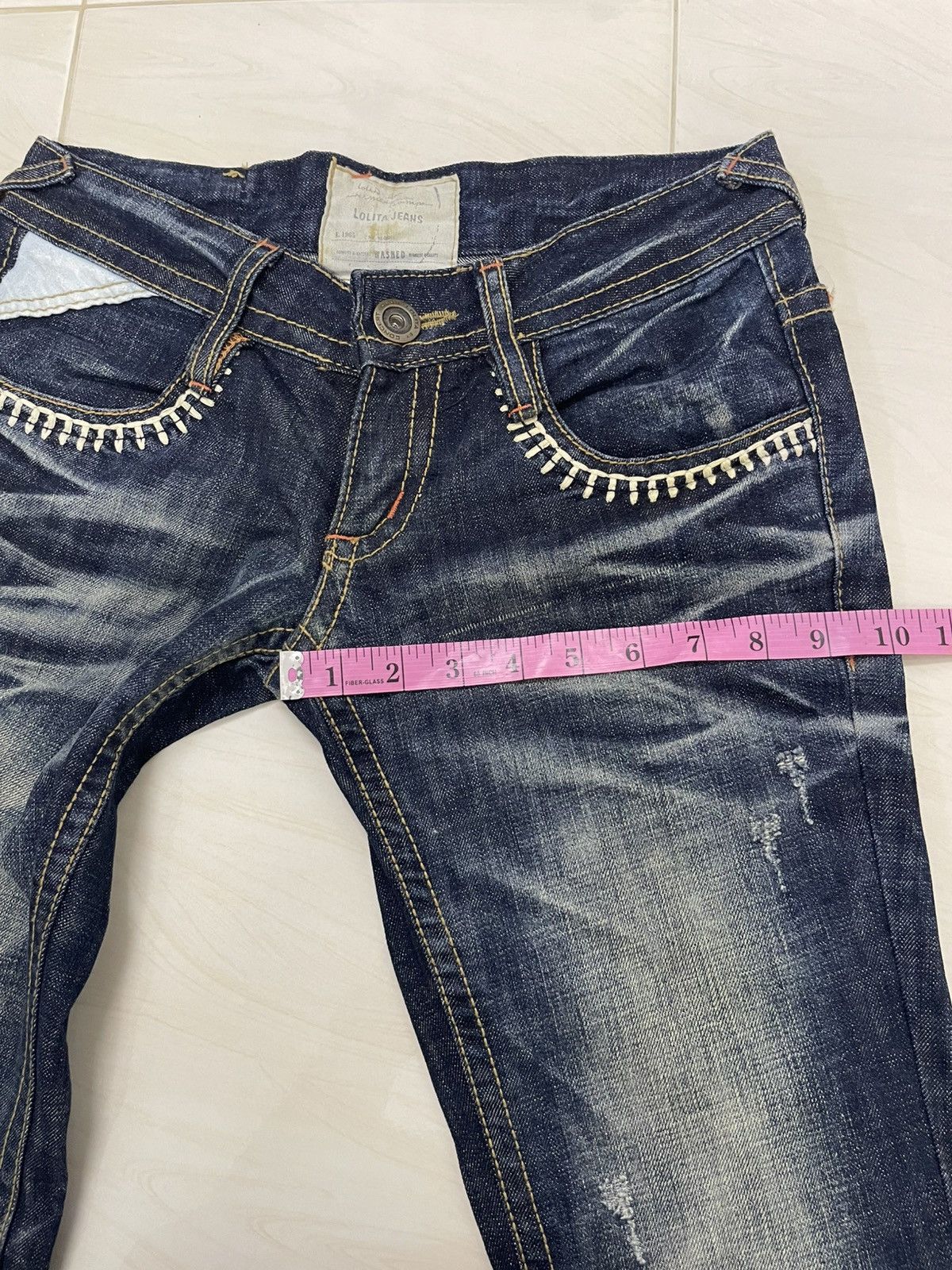 Tornado Mart Vintage Lolita Club By Concert Club Bootcut Denim Jeans Size US 30 / EU 46 - 4 Thumbnail