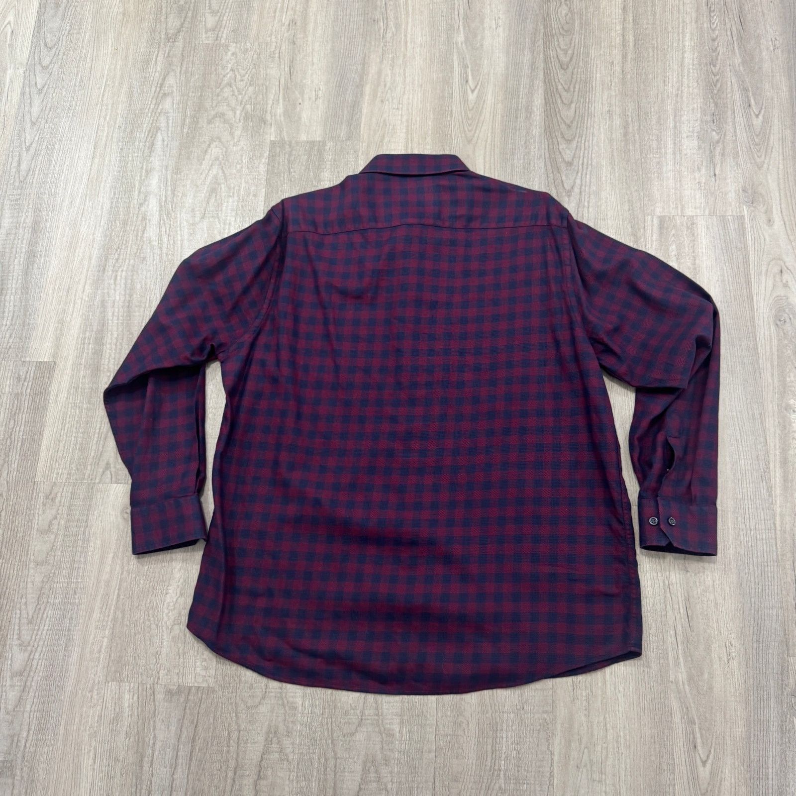 Johnston & Murphy Johnston & Murphy Flip Cuff Shirt Men's XL Blue Red Plaid Size US XL / EU 56 / 4 - 7 Thumbnail