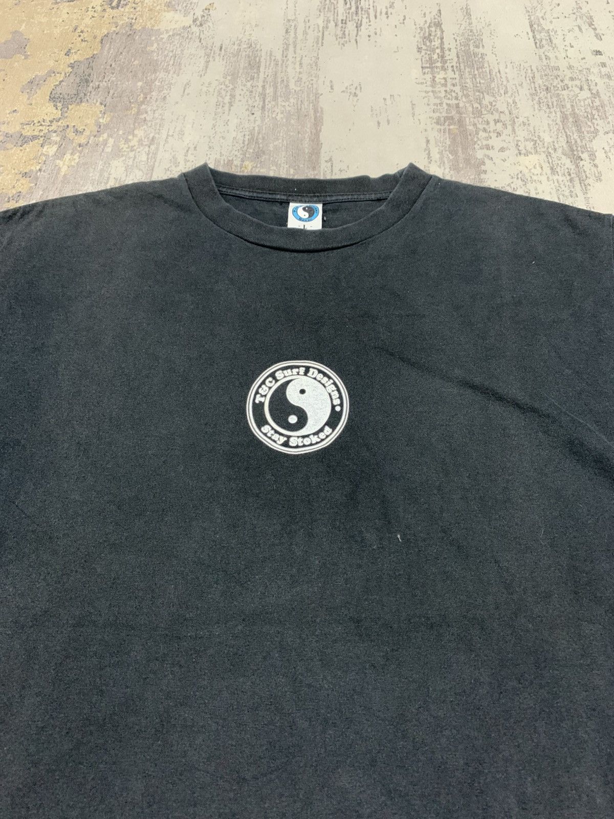 Vintage Vintage 90s T&C Surf Designs Sun Faded Shirt Size US L / EU 52-54 / 3 - 2 Thumbnail