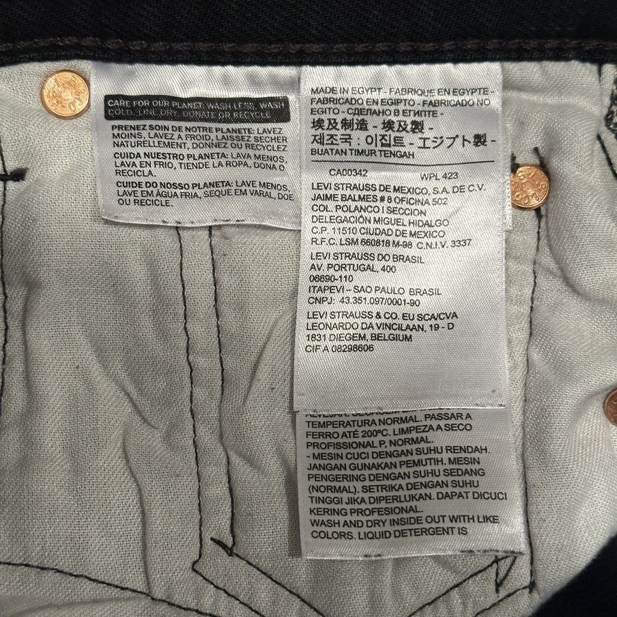 If Six Was Nine Year2000 x Levi’s 501 Bloodlust Denim Jeans Black Size US 28 / EU 44 - 9 Thumbnail