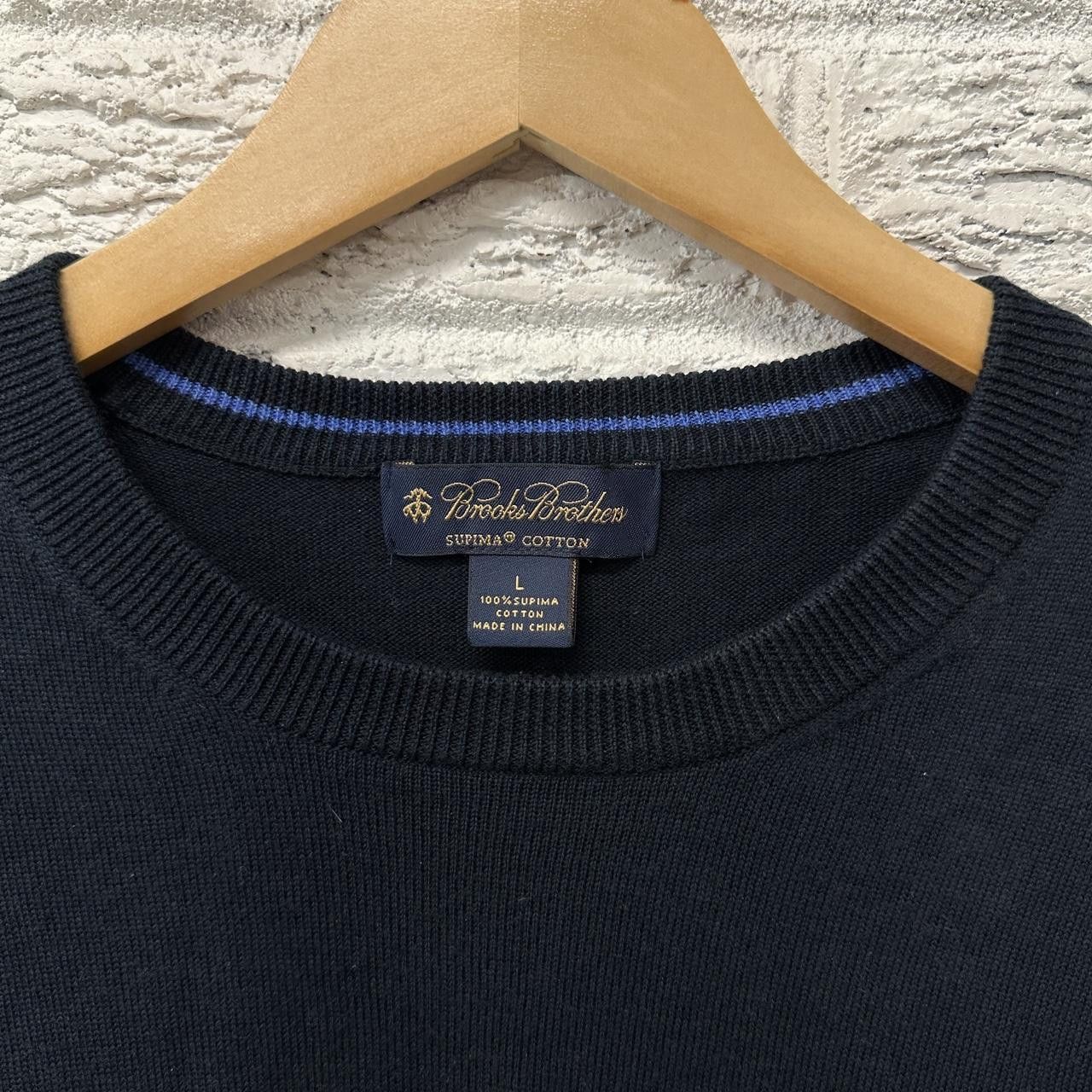 Brooks Brothers Brooks Brothers Supima Cotton Crewneck Sweater Large Size US L / EU 52-54 / 3 - 3 Thumbnail