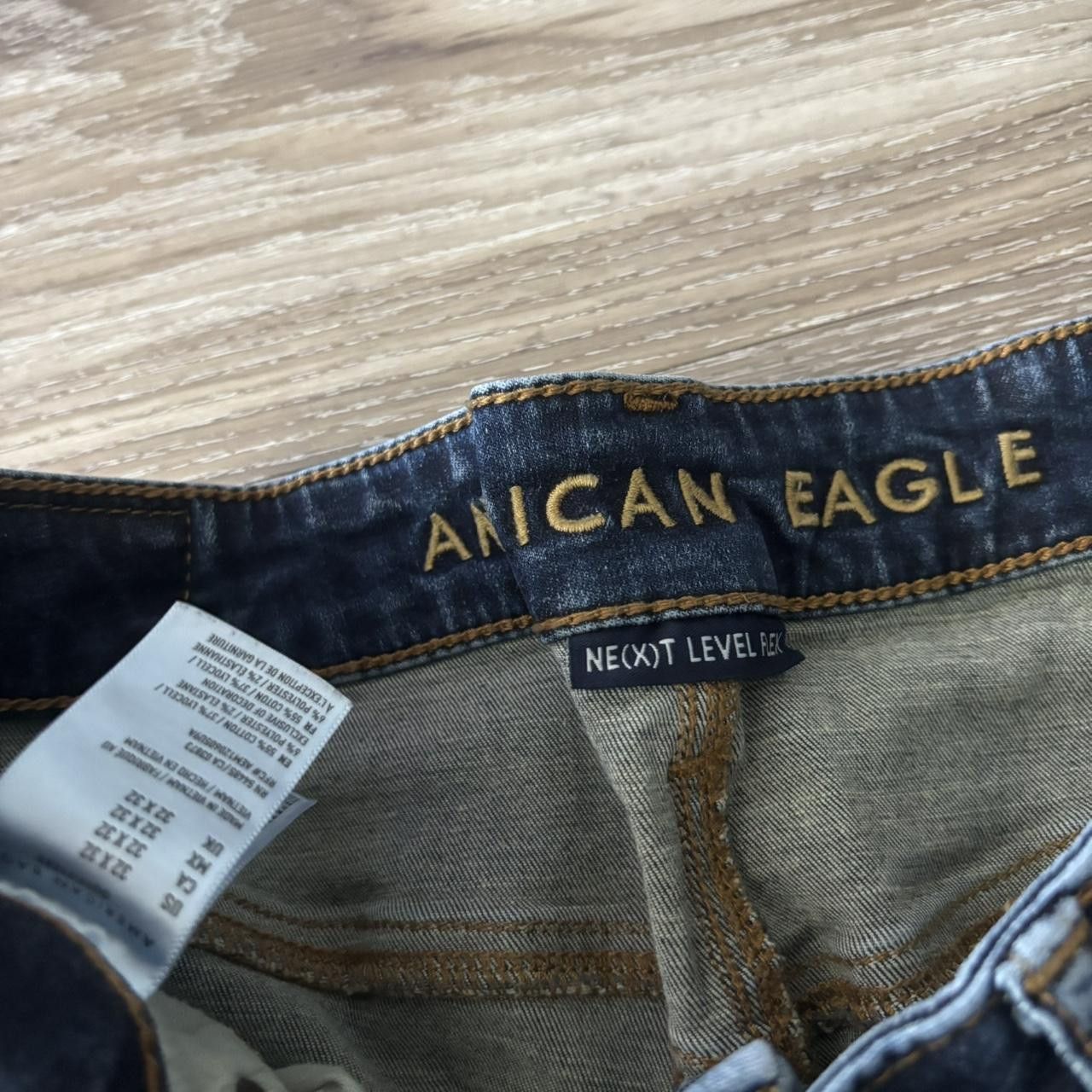 Vintage Crazy Vintage Y2K/2000s Grunge Dark Wash Bootcut Denim Jeans! 32x32 Size US 32 / EU 48 - 8 Thumbnail