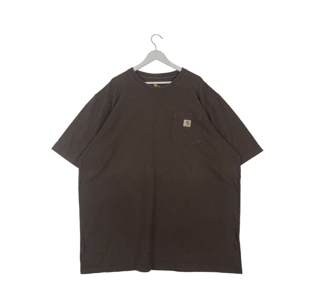Designer × Vintage vintage NEW Long/Tall Carhartt Pocket Shrt Sleeve T-Shirt Size US XXL / EU 58 / 5 - 1 Thumbnail