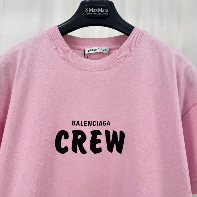 Balenciaga Balenciaga CREW printed monogram short sleeves Size US S / EU 44-46 / 1 - 3 Thumbnail