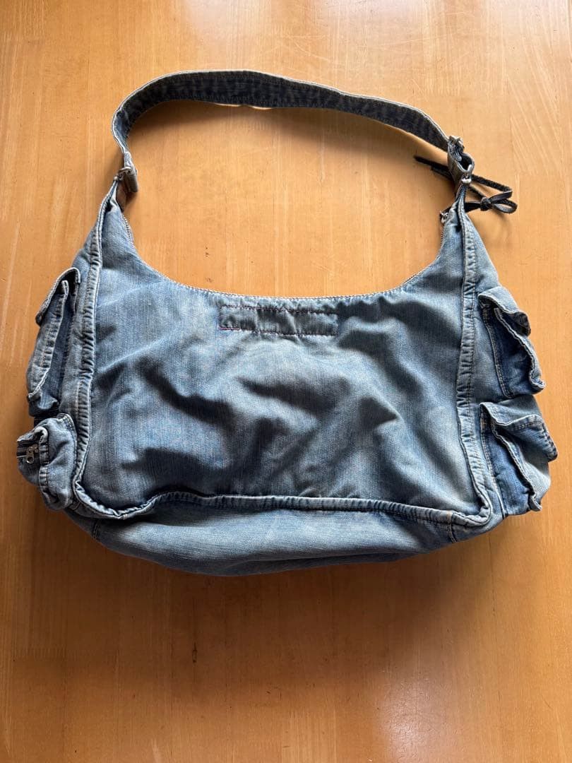 Junya Watanabe SS05 Watanabe Multi Pocket ‘Cargo’ Denim Sling Shoulder Bag Size ONE SIZE - 2 Thumbnail