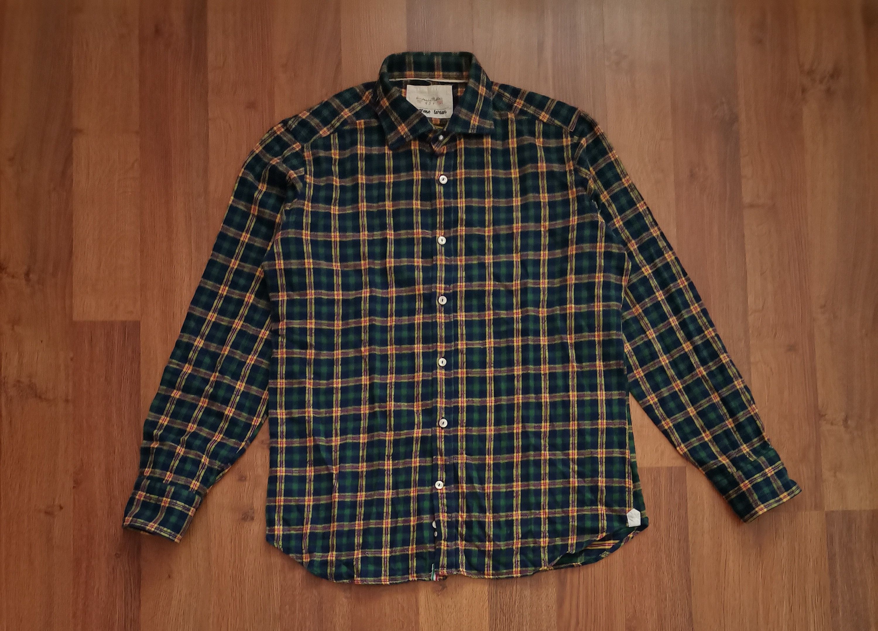 Tintoria Mattei Vintage Tintoria Mattei Checkered Flannel Size US L / EU 52-54 / 3 - 1 Thumbnail