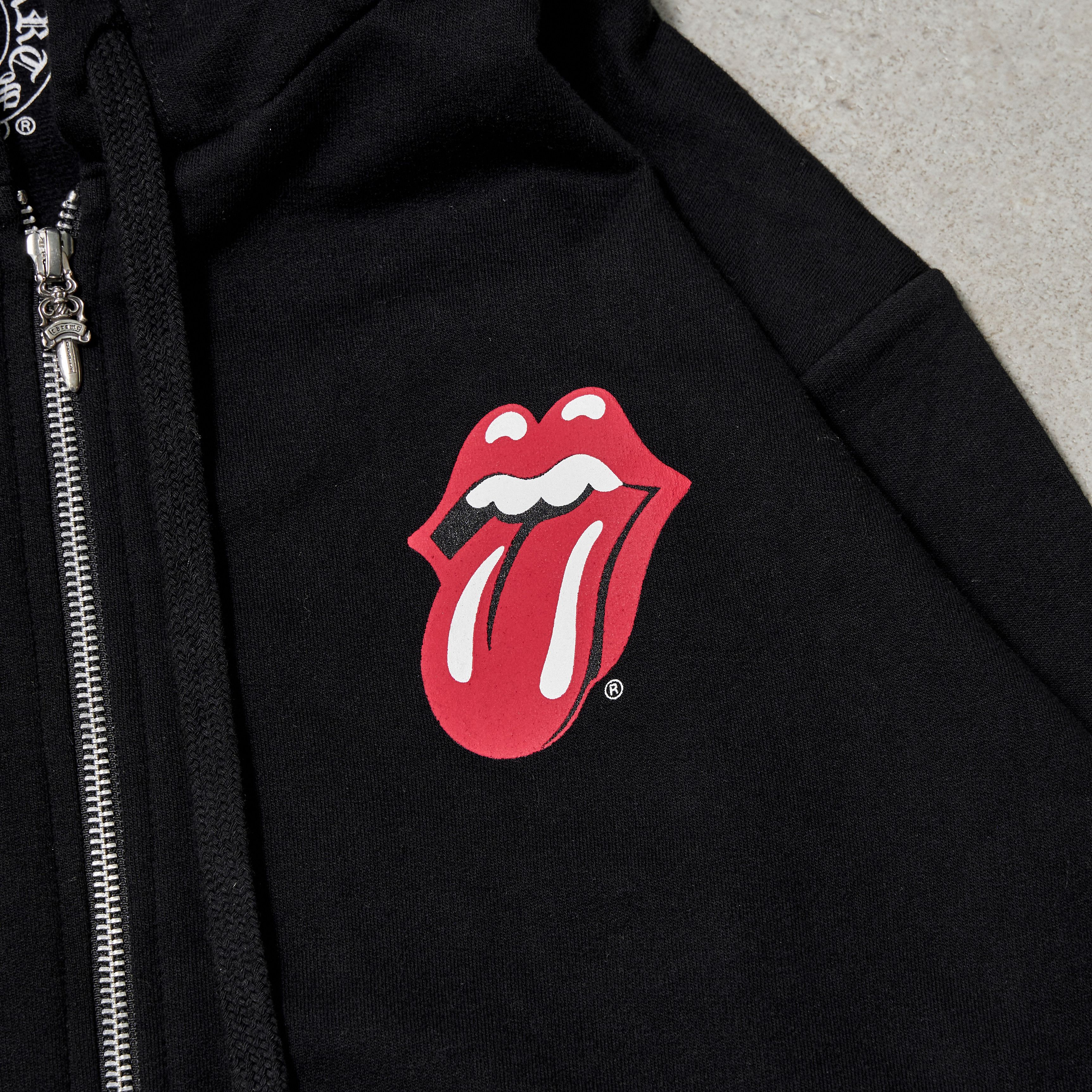 Chrome Hearts CHROME HEARTS Rolling Stones Zip Up Hoodie BLACK Size US M / EU 48-50 / 2 - 4 Thumbnail