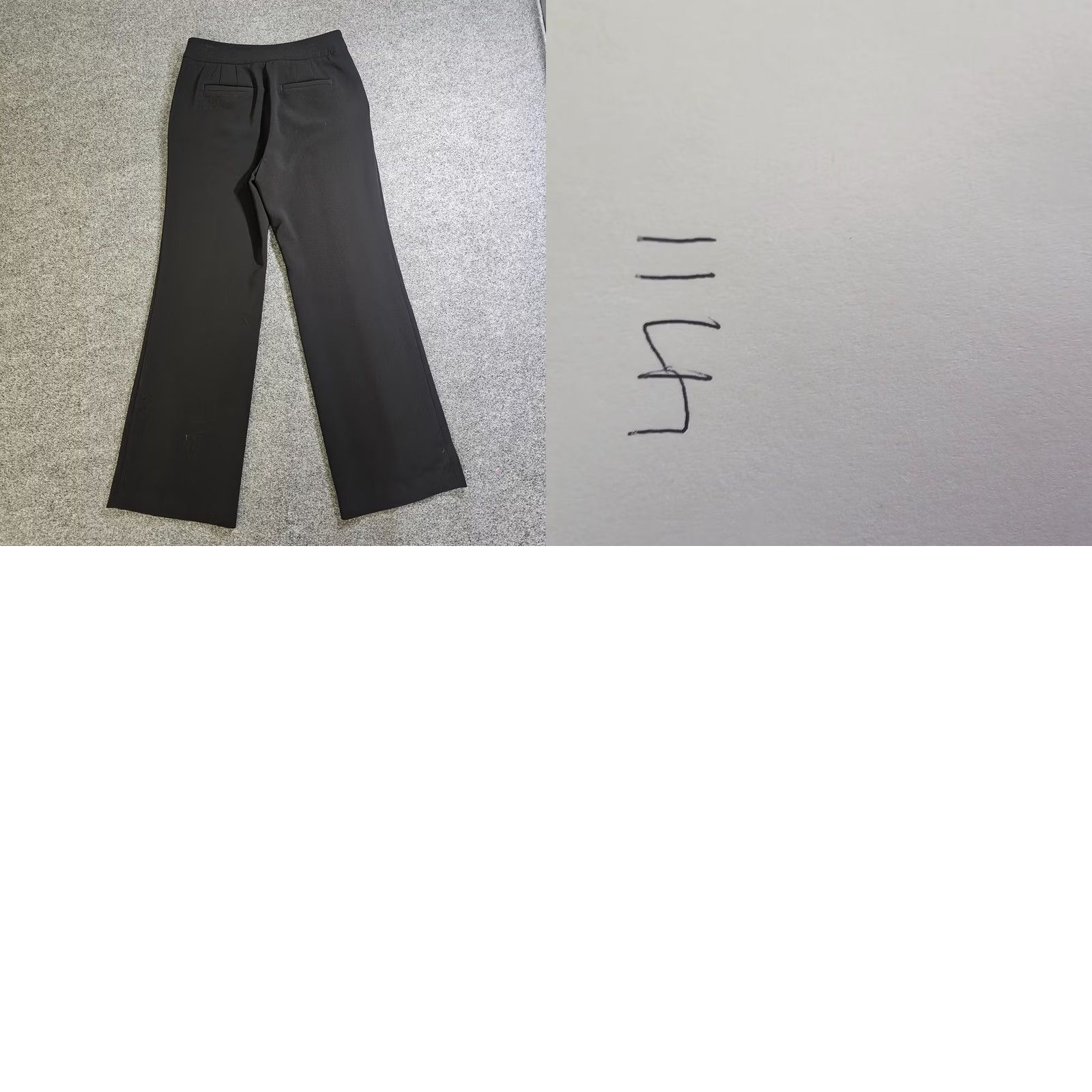 Talbots Talbots Dress Pants Womens 8 Black Flare Leg Flat Front Casual Career Size 30" / US 8 / IT 44 - 8 Thumbnail