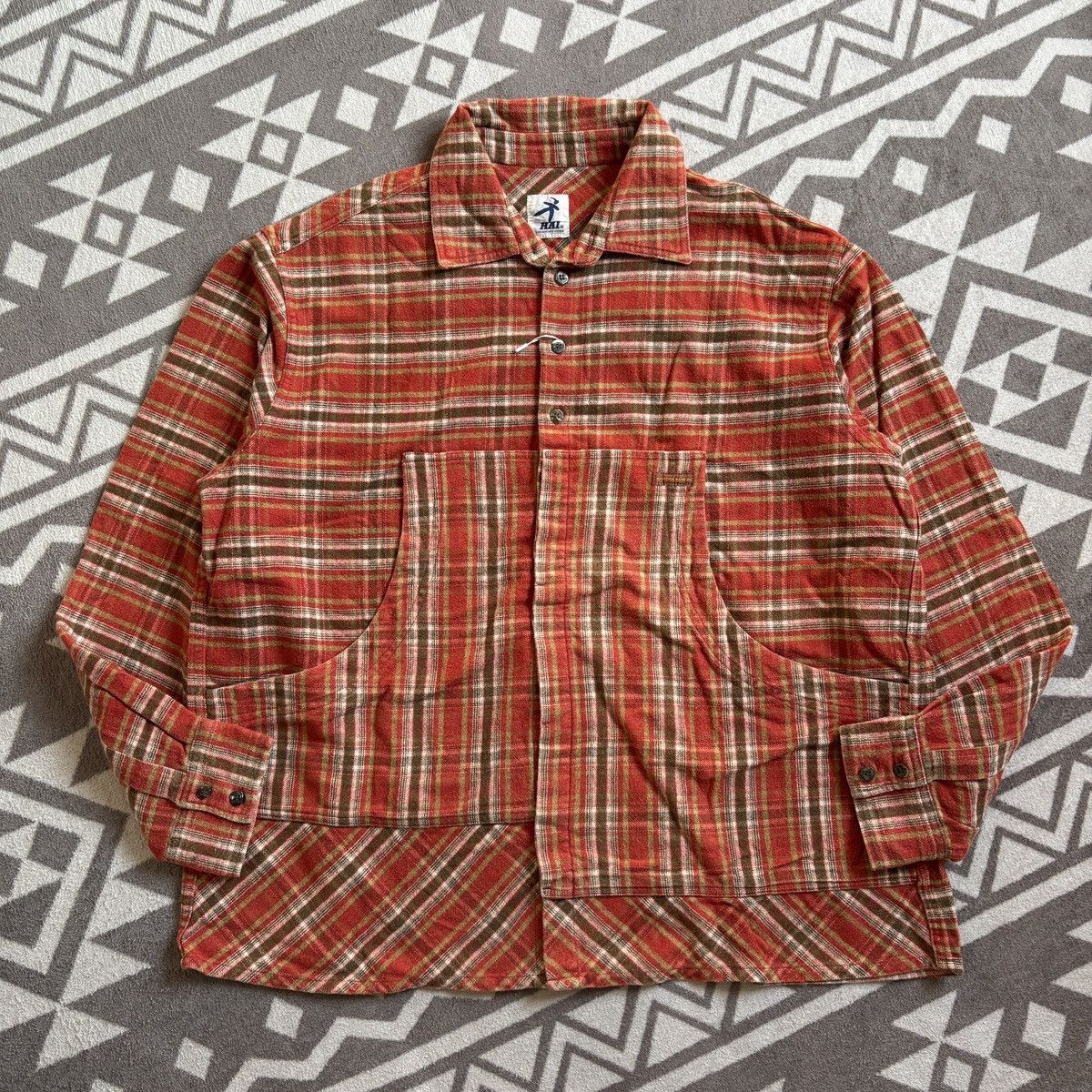 Hai Sporting Gear Issey miyake hai sporting gear outer flannel shirt Size US M / EU 48-50 / 2 - 2 Thumbnail