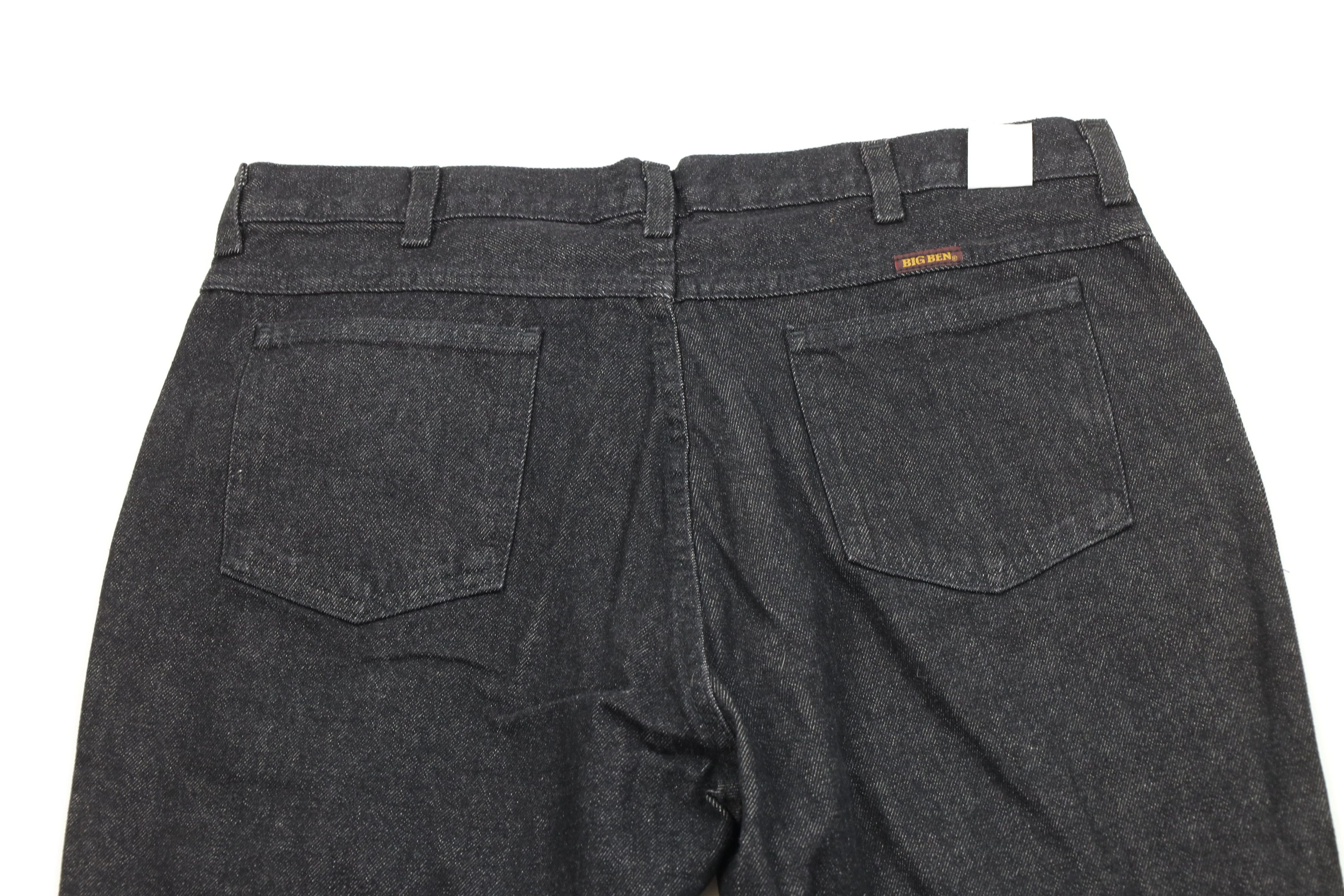 Vintage Vintage 90s Streetwear Wide Leg Denim Jeans Black Cotton Size US 38 / EU 54 - 9 Thumbnail