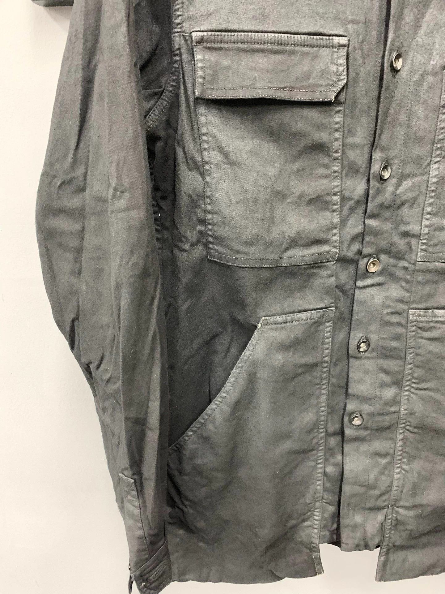 Rick Owens Rick Owens Waxed Jacket Size US S / EU 44-46 / 1 - 4 Thumbnail