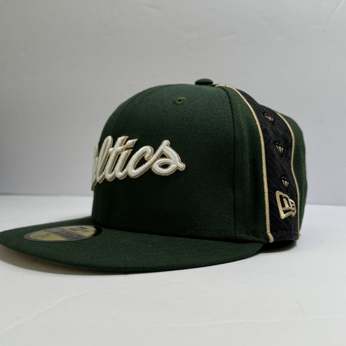 New Era Boston Celtics City Edition New Era 59FIFTY Hat 7 1/8 Green Size ONE SIZE - 6 Thumbnail
