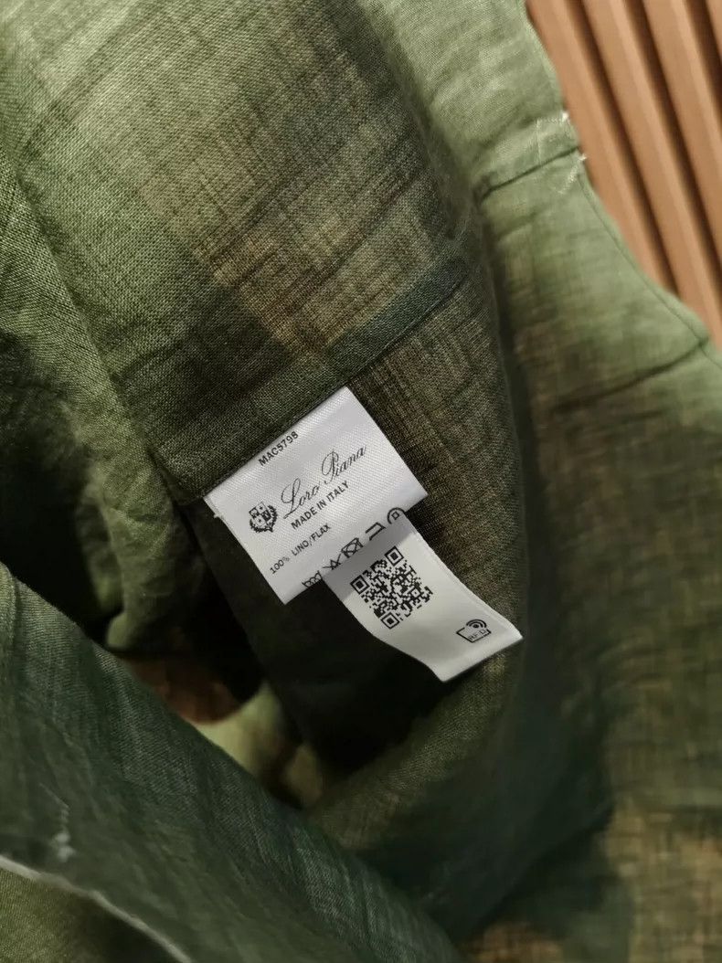 Loro Piana LORO PIANA Flax shirt Size US XL / EU 56 / 4 - 6 Thumbnail