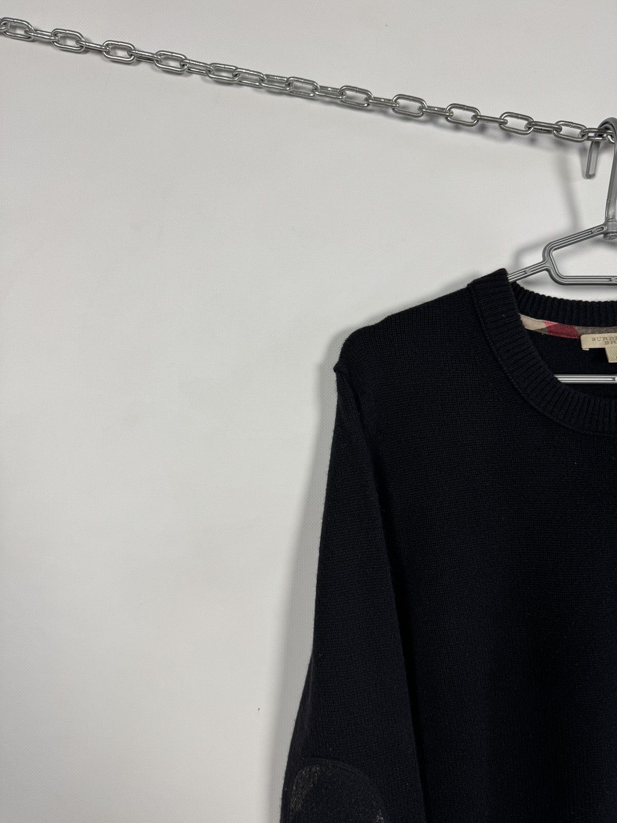 Burberry Burberry London Cashmere Sweater Black Elbow Patches Size M Size US M / EU 48-50 / 2 - 3 Thumbnail