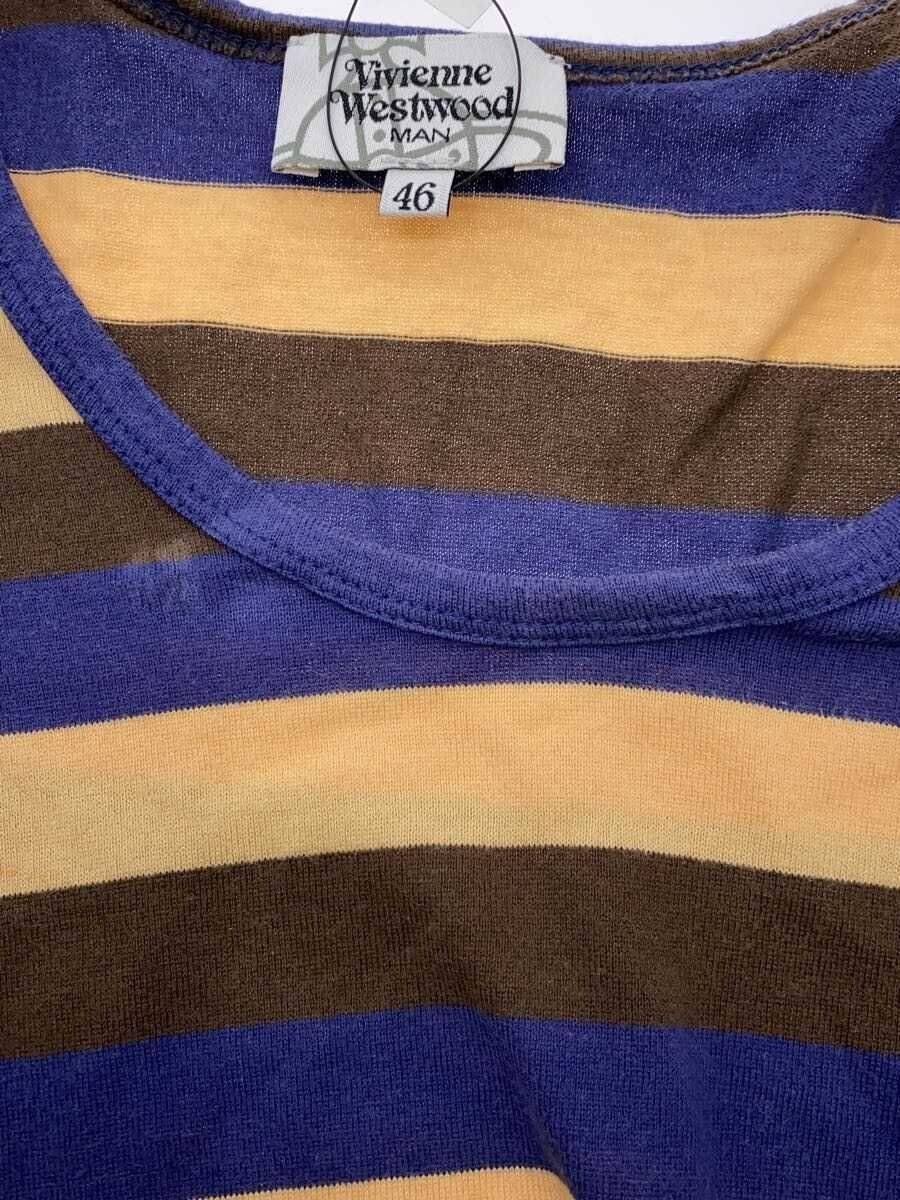 Vivienne Westwood Striped Orb Quarter Sleeve Tee Size US S / EU 44-46 / 1 - 3 Thumbnail