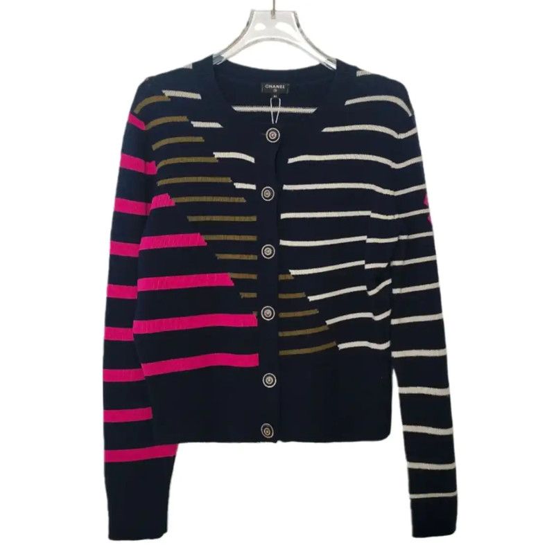 Chanel Chanel Multicolor Cashmere Cardigan for Women 0089 Size M / US 6-8 / IT 42-44 - 1 Thumbnail