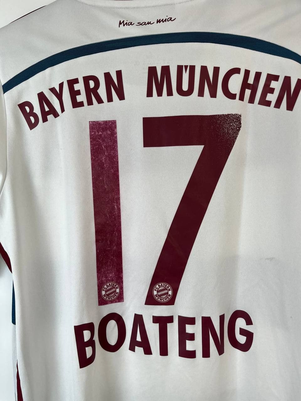 Adidas BAYERN MUNICH 2014 2015 AWAY SHIRT BOATENG #17 SIZE XS Size US XS / EU 42 / 0 - 8 Thumbnail