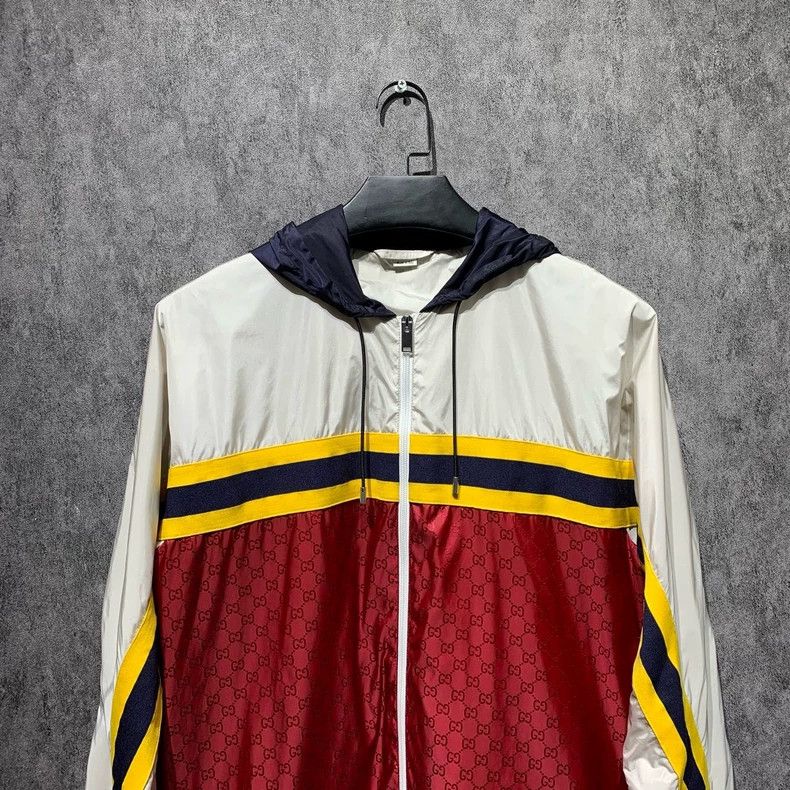 Gucci Gucci Stitching full-print hooded jacket 2501-Nextarrow Size US M / EU 48-50 / 2 - 7 Thumbnail