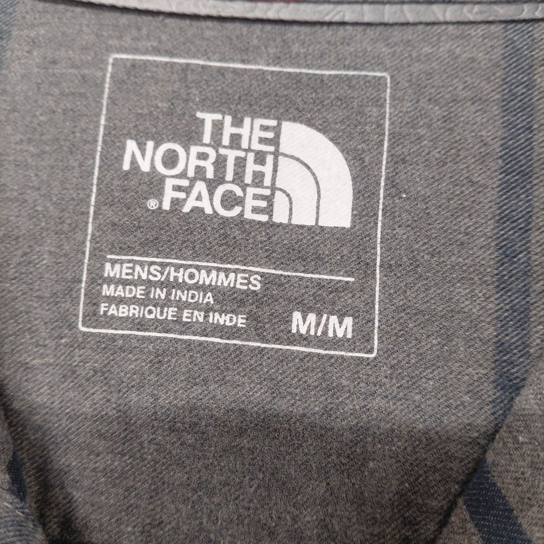 The North Face The North Face Mens Medium Gray Striped Approach Long Sleeve Flannel Shirt Button-Up Pockets Embroidered Mens Size US M / EU 48-50 / 2 - 6 Thumbnail