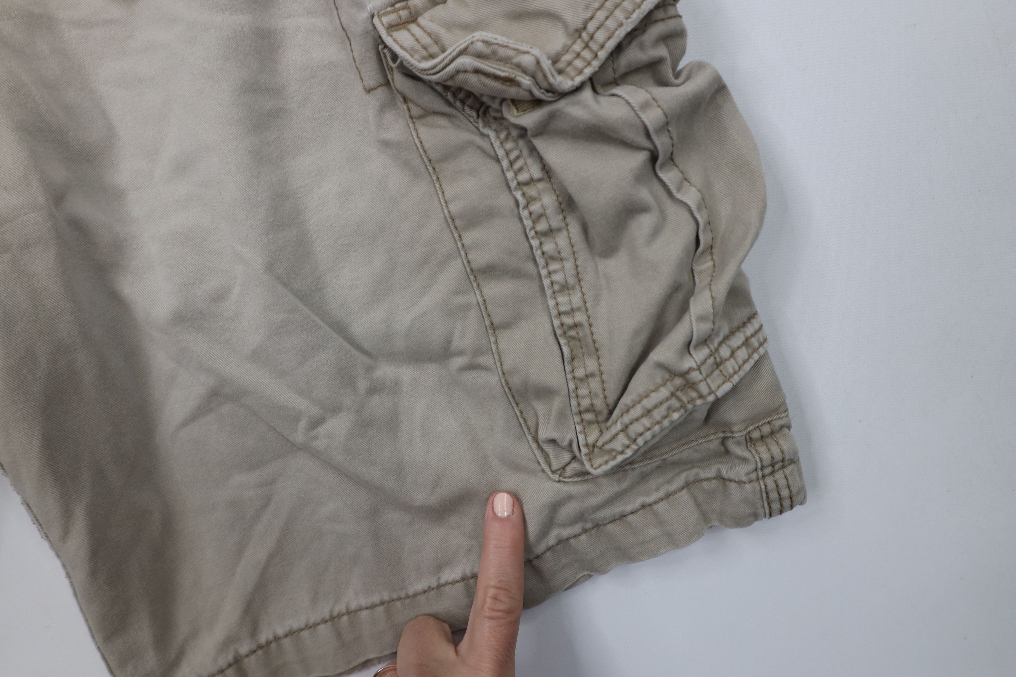 Aeropostale × Vintage Vintage Y2K Aeropostale Heavyweight Length Cargo Shorts Size US 36 / EU 52 - 6 Thumbnail