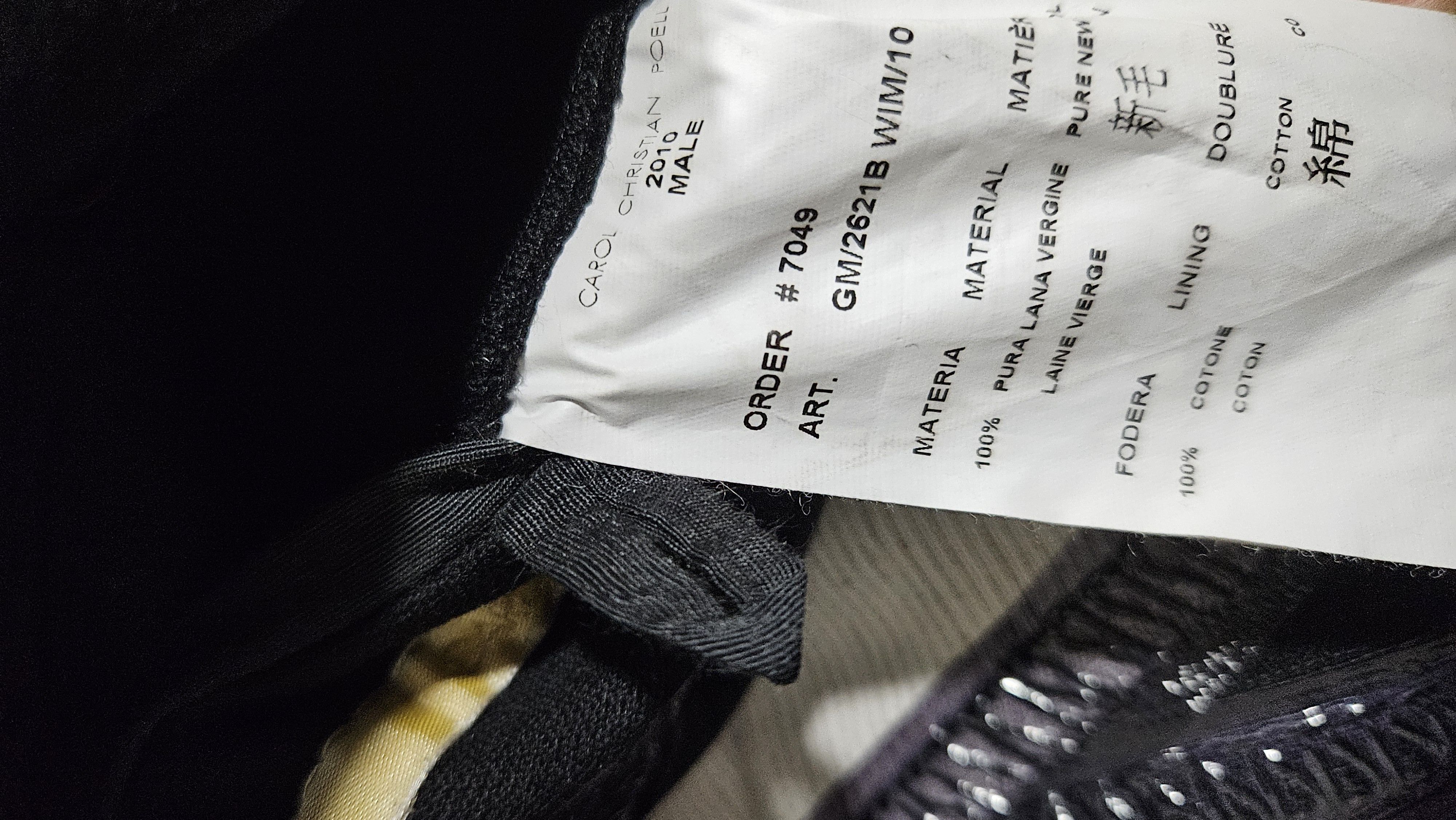 Carol Christian Poell Carol Christian Poell GM 2621B Wim10 dead end blazer Size US S / EU 44-46 / 1 - 4 Thumbnail
