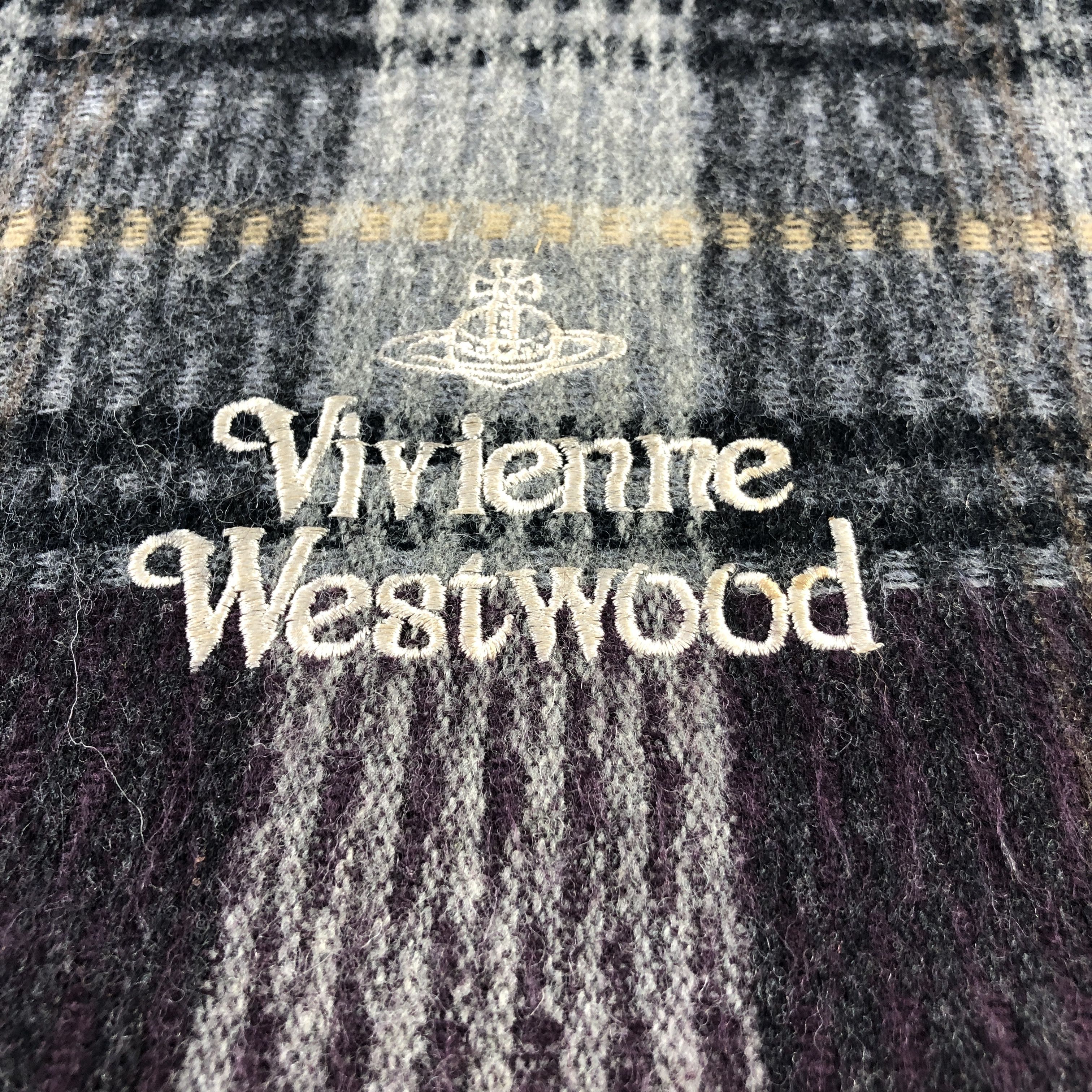 Vivienne Westwood Vivienne Westwood Wool Scarf Muffler V2954 Size ONE SIZE - 5 Thumbnail
