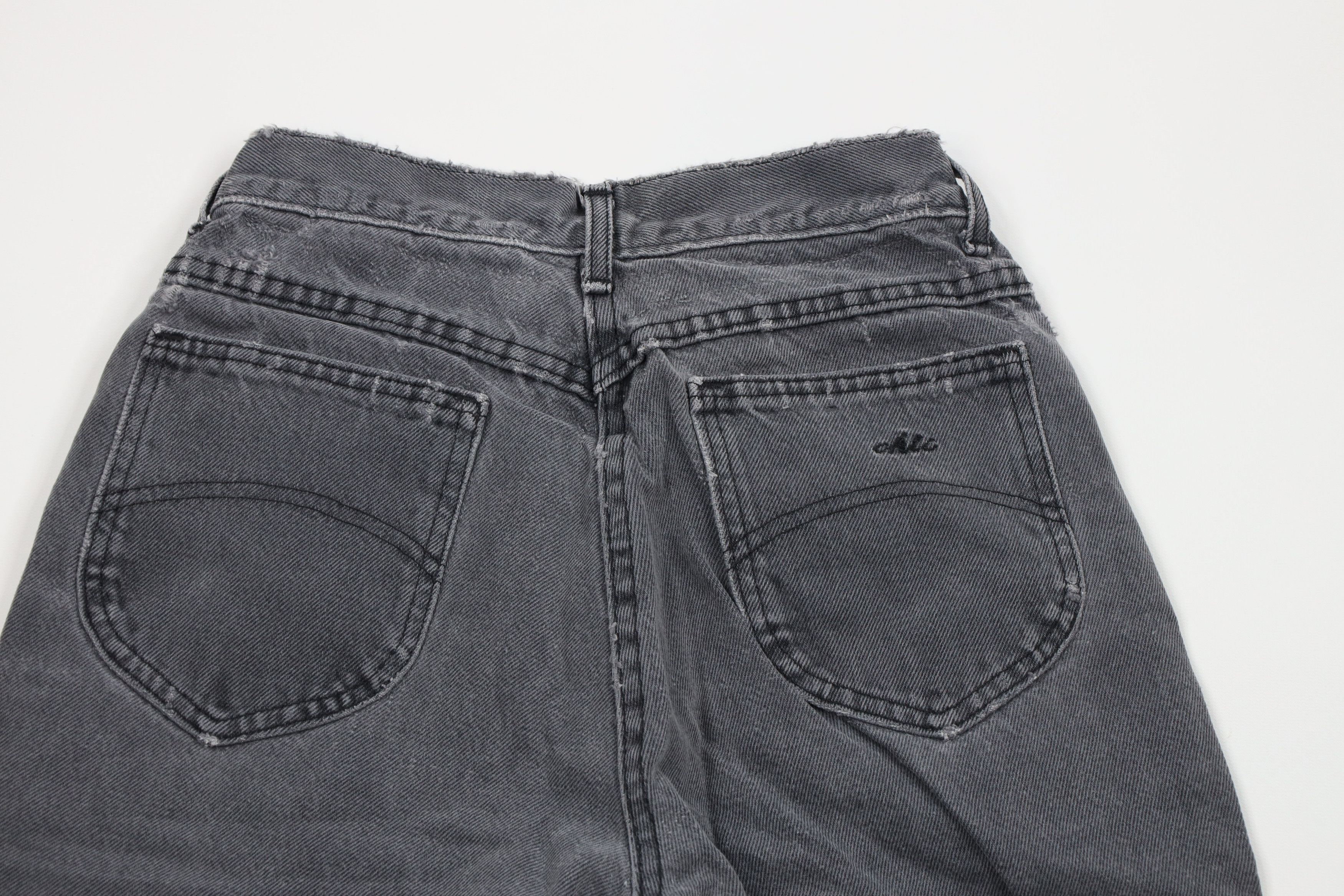 Vintage Vintage 90s Streetwear Tapered Leg Denim Jeans Black USA Size 27" / US 4 / IT 40 - 13 Thumbnail