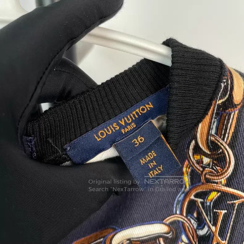 Louis Vuitton Louis Vuitton Black chain print A-line dress Size XS / US 0-2 / IT 36-38 - 6 Thumbnail