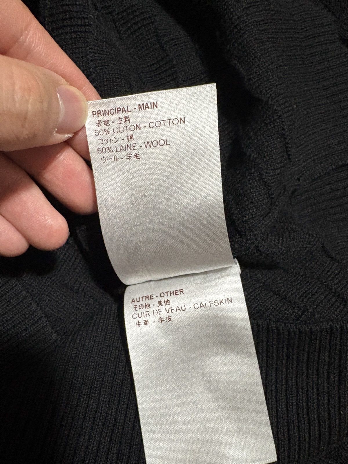 Louis Vuitton LV x Virgil Abloh Damier Sweater Size US M / EU 48-50 / 2 - 7 Thumbnail