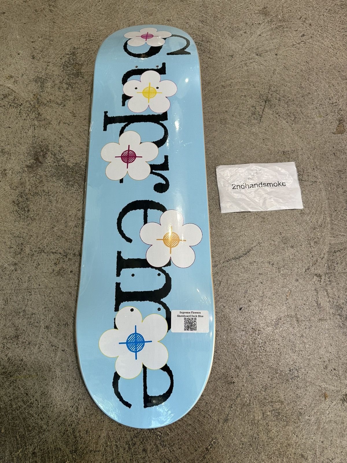 Supreme Supreme Flowers Skateboard Deck Blue | Grailed