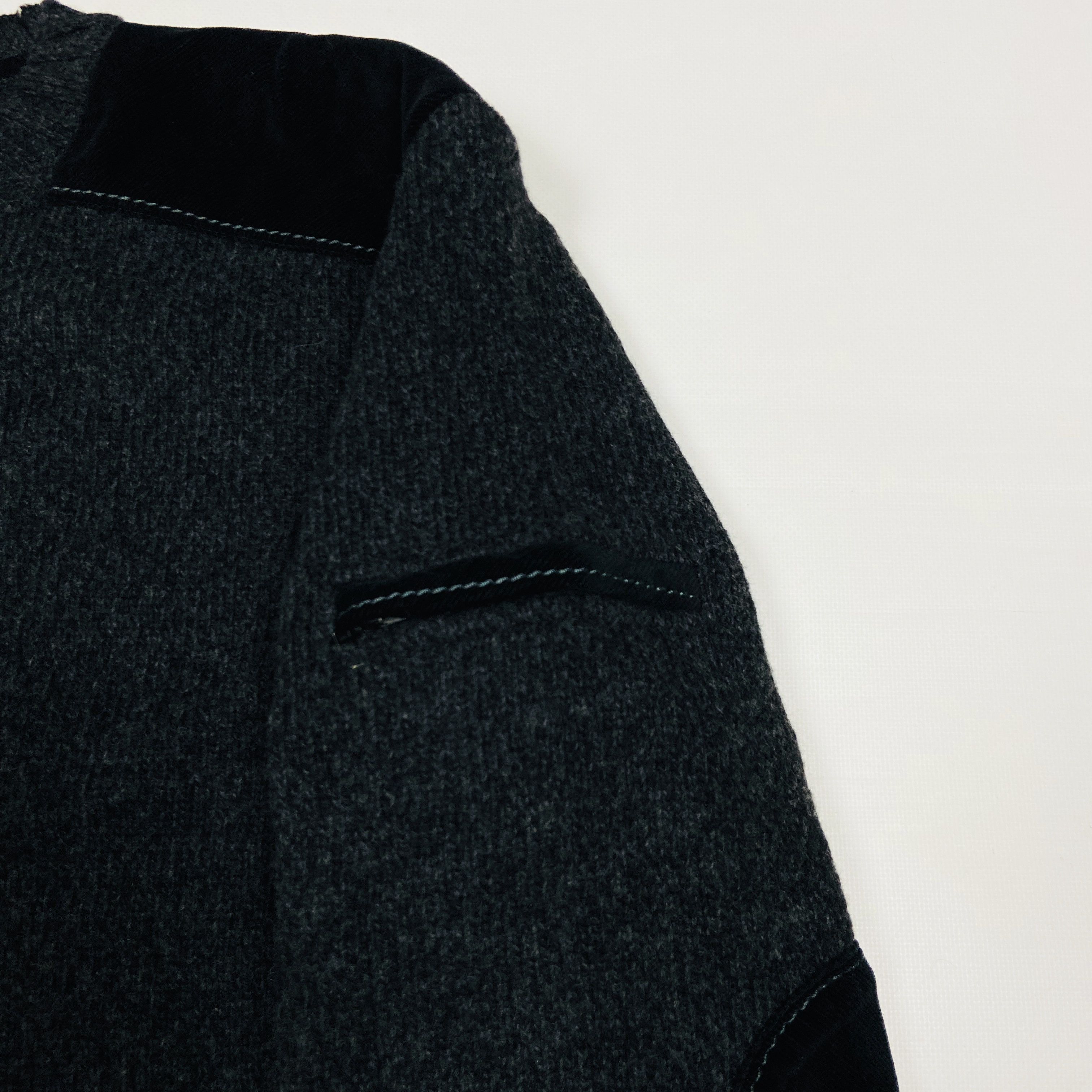 Paul & Shark 90s PAUL SHARK VELOUR INSERT EXTRA MERINO WOOL KNIT - № 1097 Size US L / EU 52-54 / 3 - 7 Thumbnail