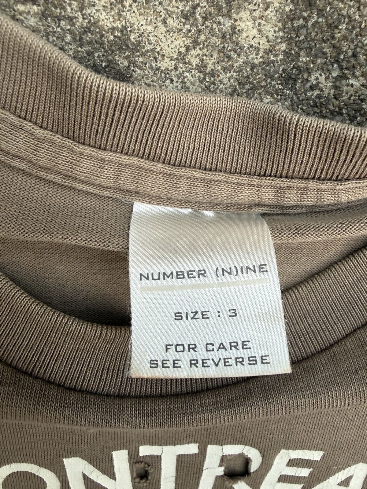 Number (N)ine SS01 “Time Migration” Montreal Canada Tee Size US L / EU 52-54 / 3 - 6 Thumbnail