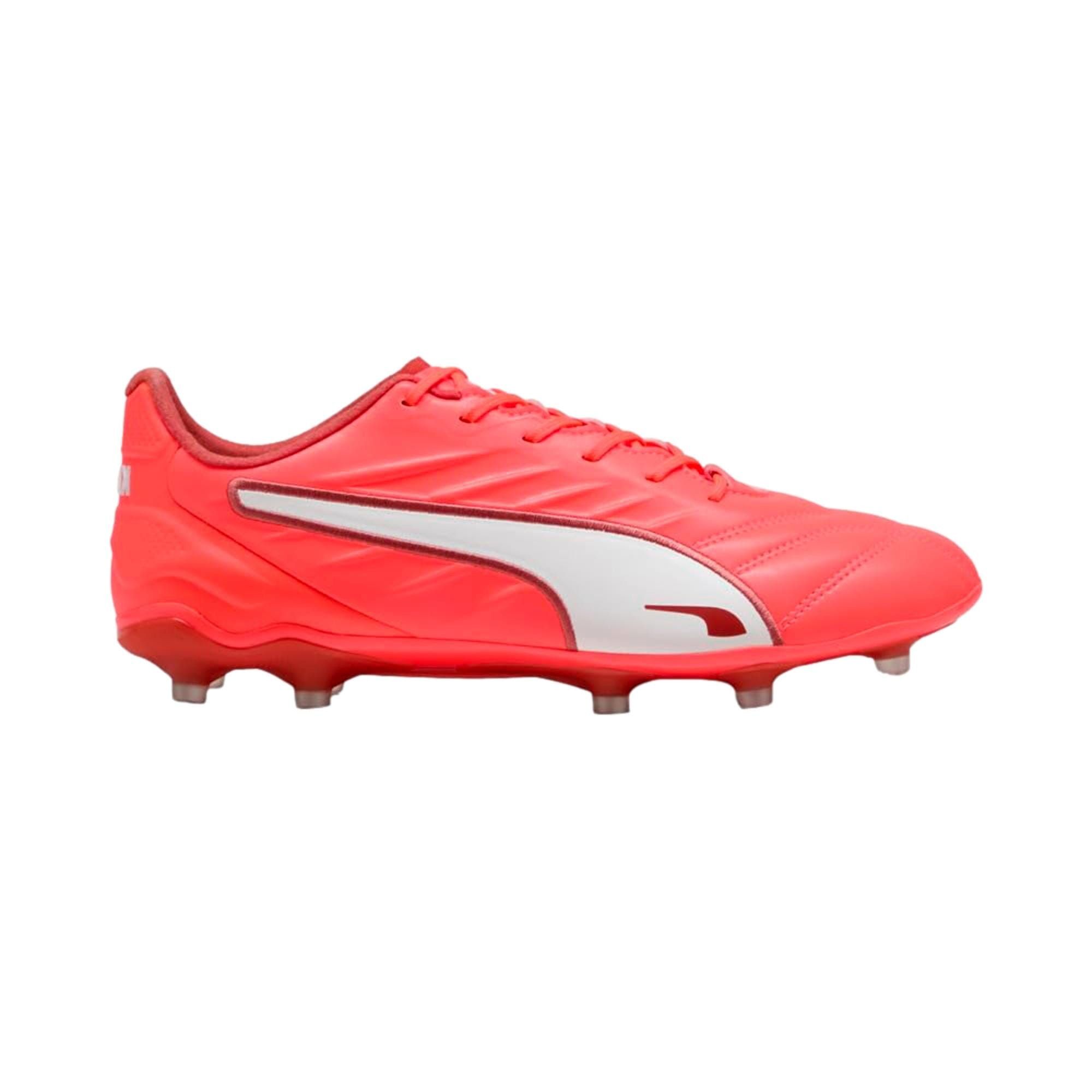 Puma King Pro FG / AG Glowing Red - White - Red Fire 108308-01 Size US 13 / EU 46 - 1 Thumbnail