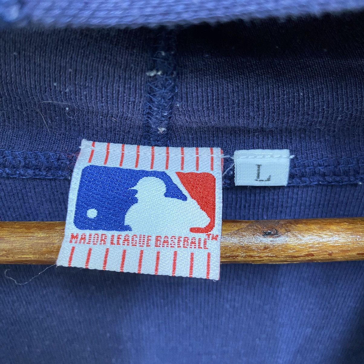 New York Yankees Vintage New York Yankees Full Zip Hoodie Light Cotton Large Size US L / EU 52-54 / 3 - 10 Thumbnail