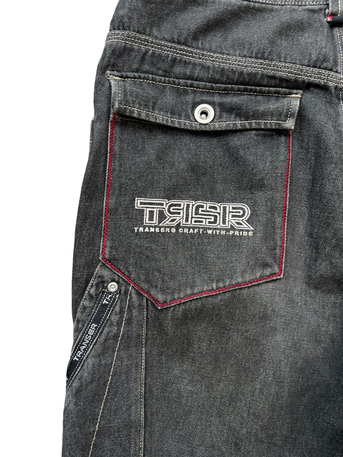Japanese Brand Transer Jeans Hip Hop Skateboard Multipocket Baggy Jeans 31 Size 31" - 9 Thumbnail