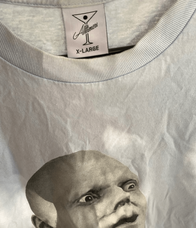 Alltimers Alltimers sky blue XL face t shirt Size US XL / EU 56 / 4 - 3 Thumbnail