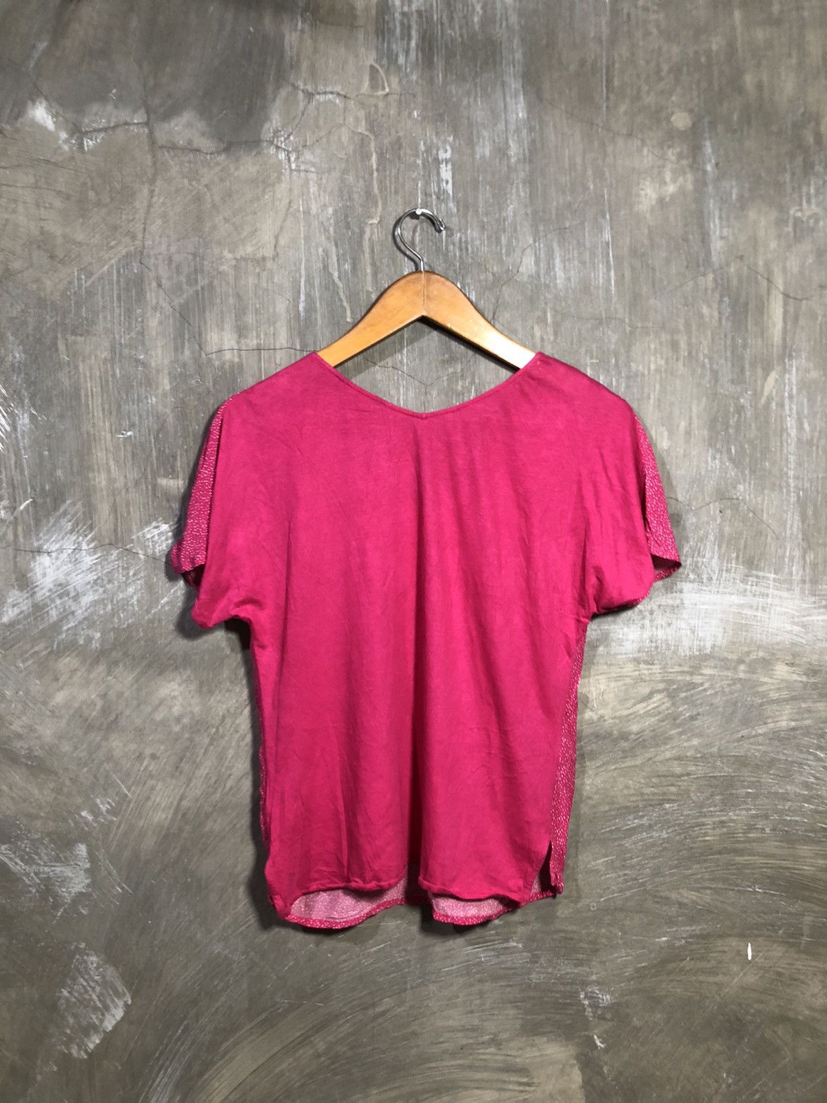 Designer × Japanese Brand × Massimo Dutti Massimo Dutti Pink Tshirt Size S / US 4 / IT 40 - 6 Thumbnail