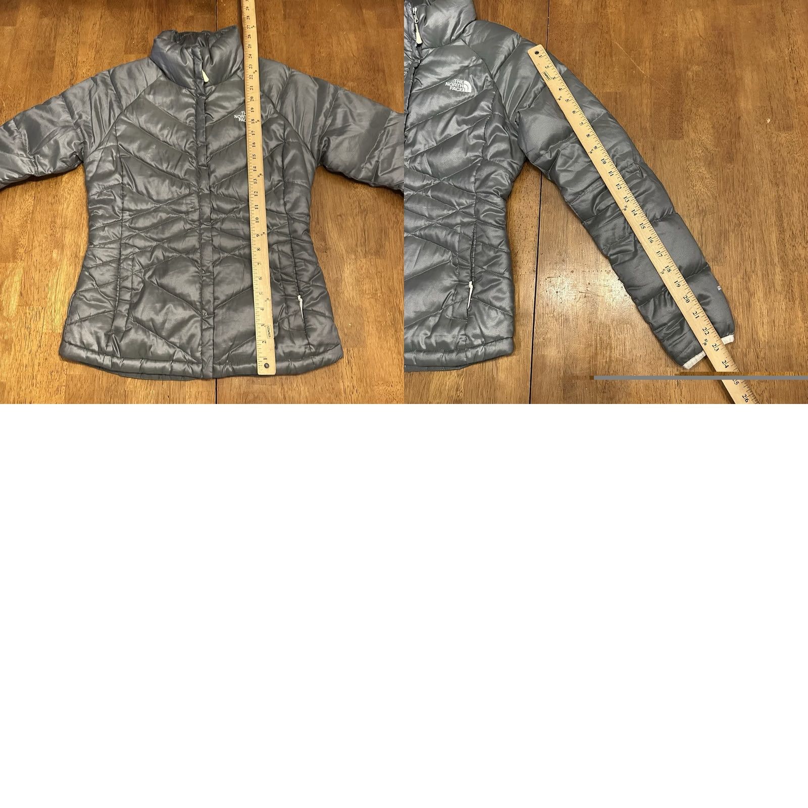 The North Face The North Face Womens Gray 550 Goose Down Puffer Jacket Small Size S / US 4 / IT 40 - 8 Thumbnail