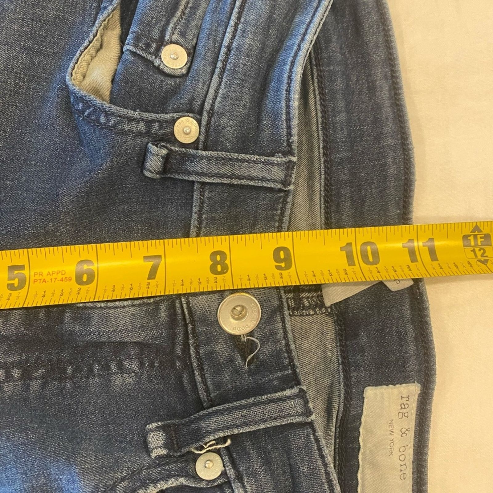 Rag & Bone Rag & Bone Women's Cate Mid-Rise Skinny Jean - 25 Size 25" / US 0 / IT 36 - 10 Thumbnail