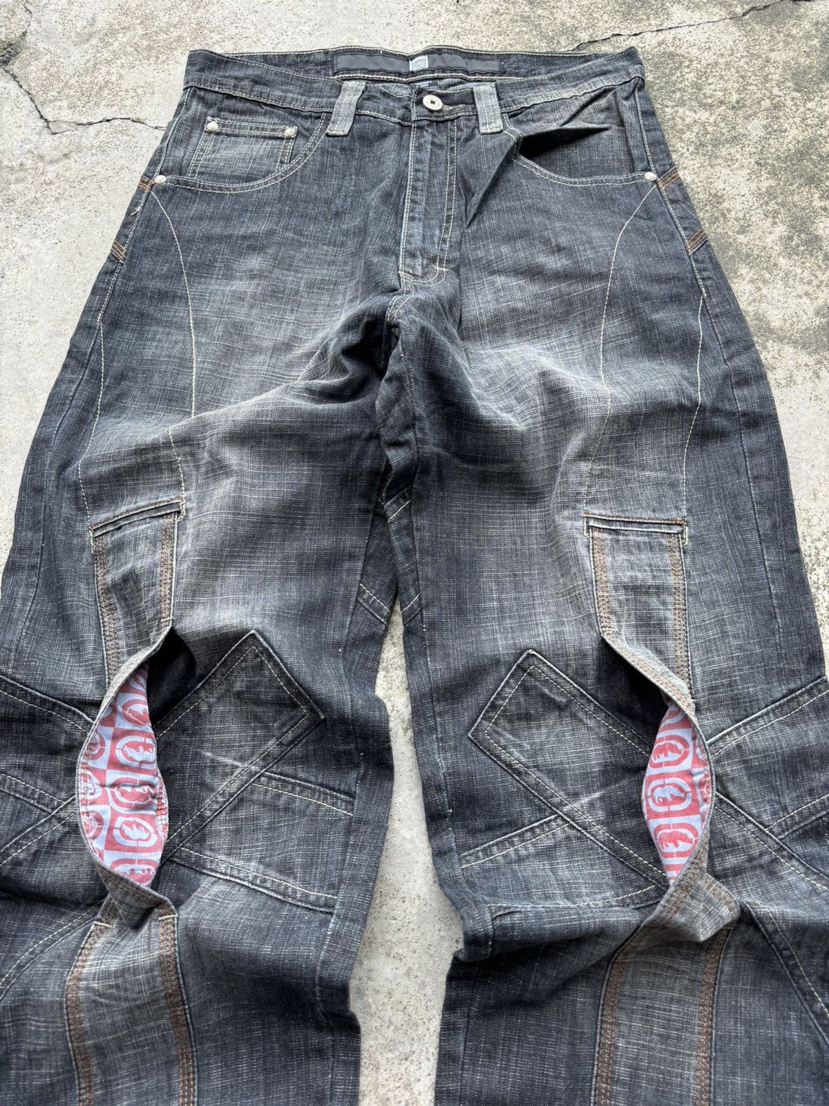 Ecko Unltd. × Marithe + Francois Girbaud Marithe Francois Girbaud X Ecko baggy jeans Size US 30 / EU 46 - 1 Thumbnail